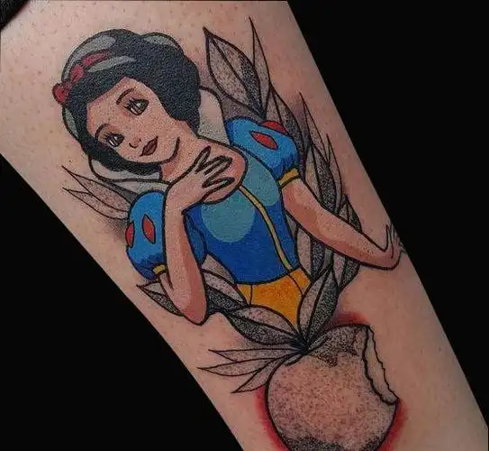 oldschool白雪公主纹身图案大全3