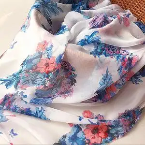 真丝雪纺纱布料纯色裙纱桑蚕丝绸围丝巾1.4宽幅乔其里布内衬面料