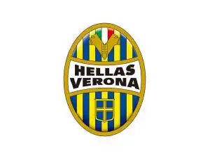 意甲维罗纳队徽标志矢量图