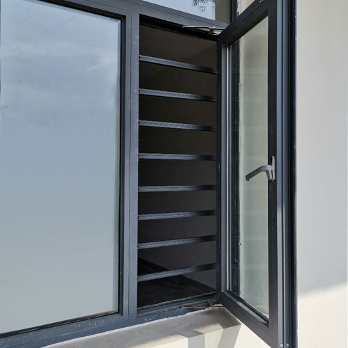 隐形防护网自装防护窗免打孔防护栏防盗窗安全窗纱窗门窗内开外推