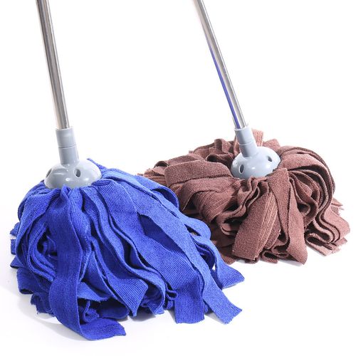 免手洗干湿两用毛巾布拖把不锈钢