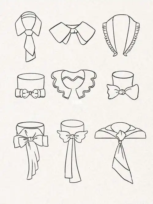 磨金石教育干货分享|分享一些常见的"衣领"~ #磨金石教育   #插画学习