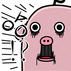 豆芽猪微信表情设计