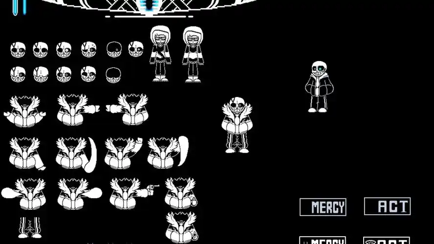 【under fantasy】sans战贴图进度