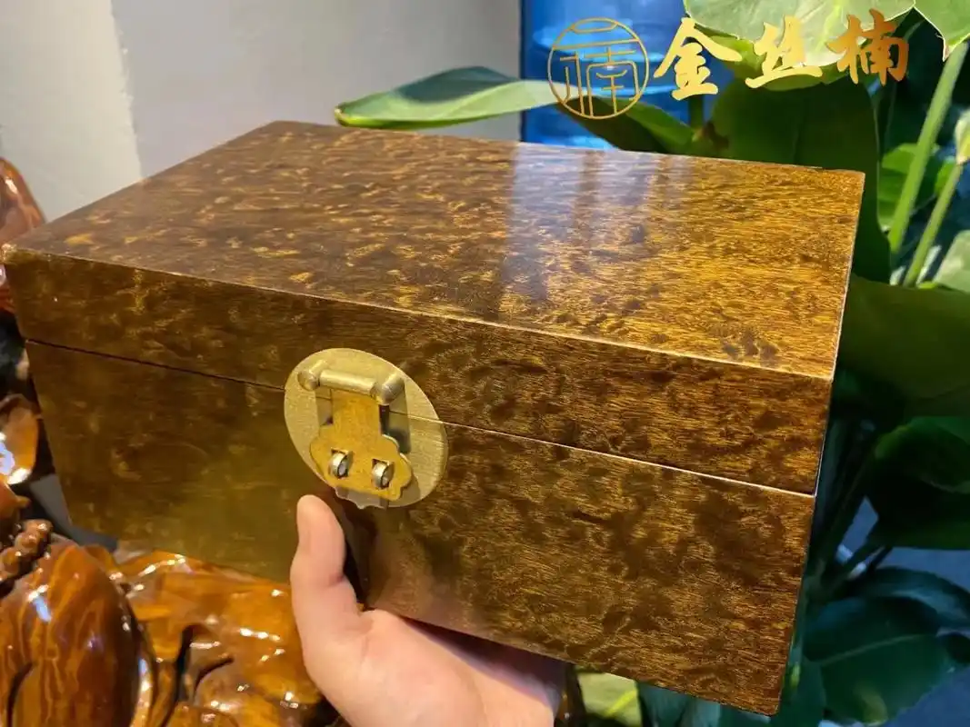 金丝楠木,乌木95龙胆纹,首饰收纳盒#金丝楠木 #真材实料  - 抖音