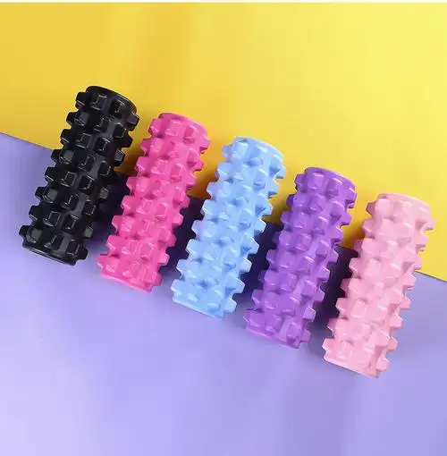 瑜术33cm泡沫肌肉放松滚轴瑜伽健身瘦腿狼牙棒弹力棒