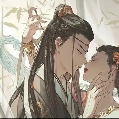 古风动漫情头一左一右