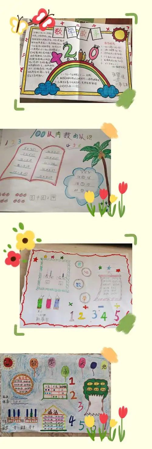 数学是一门别具匠心的艺术 — 关汉卿小学一年级数学寒假特色作业展评