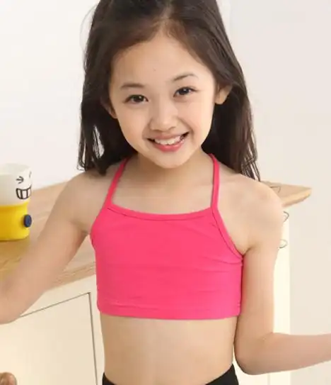 女童文胸抹胸裹胸中大童内衣儿童胸衣吊带小学生小女孩发育期背心