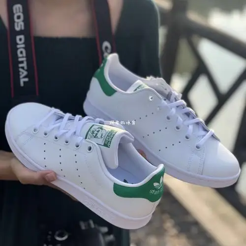 adidas三叶草stansmith史密斯典红尾绿尾板m20326m20605板鞋