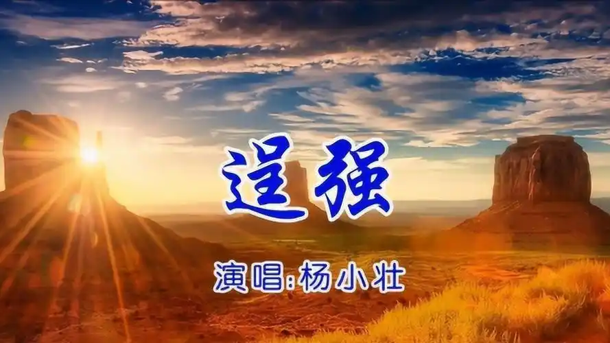 dj歌曲《逞强》,杨小壮演唱,唱得太有气势啦!