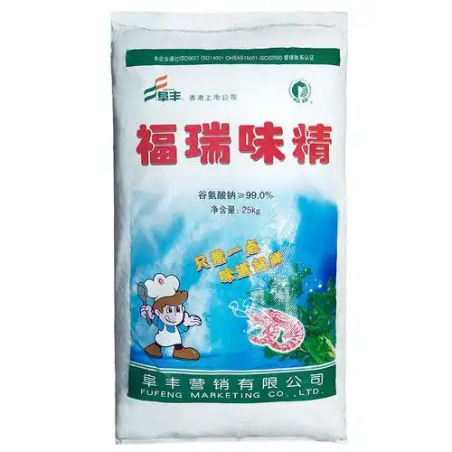 福瑞味精阜丰大袋餐饮装提鲜调味炒菜增鲜晶体味精25kg50斤袋