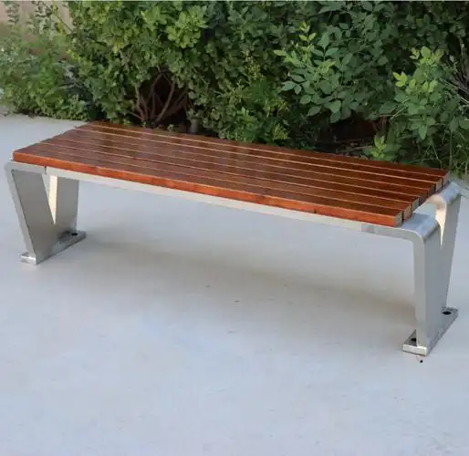 户外公园椅休闲实木公共座椅园林庭院小区座椅