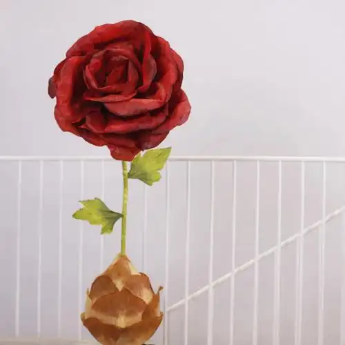 diy手作手工纸花玫瑰花分享