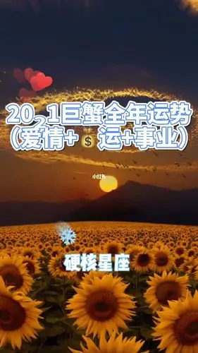 2021巨蟹全年运势来咯