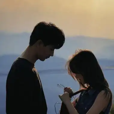 超级阳光的好看情侣头像图片唯美情侣甜美浪漫真人图片大全