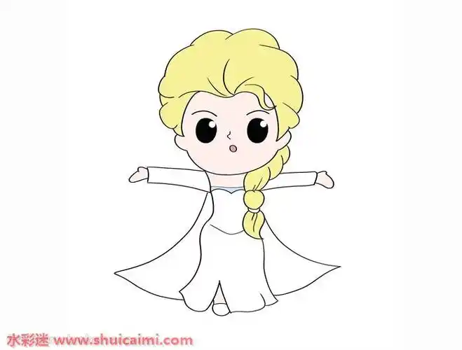 艾莎公主怎么画 艾莎公主简笔画简单又漂亮