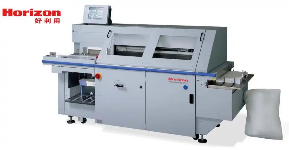 书刊印后设备 > 胶订机 好利用 bq-270ve 全自动胶装机 ●用户界面