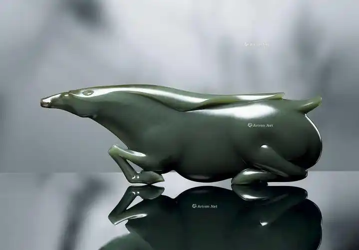 lot0144 樊军民 和田青玉籽料追风