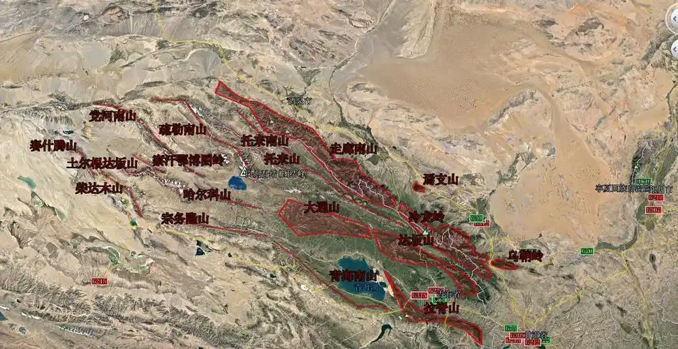 研究了一下祁连山