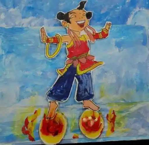 微课堂经典动漫立体绘本哪吒传奇四风火轮