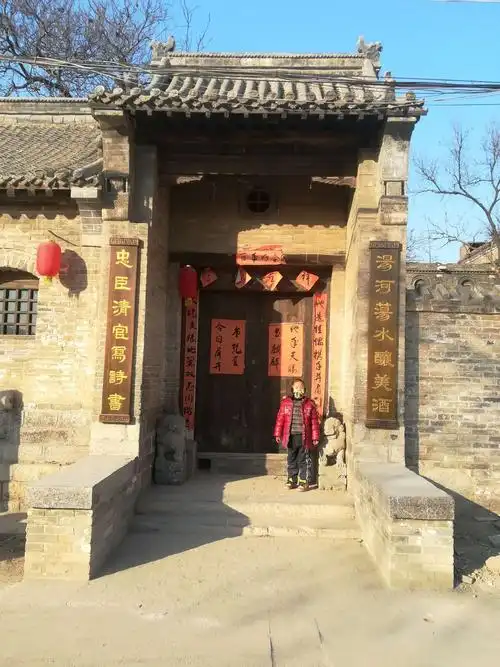 古代的家庭门楼,这个代表着家庭身份.