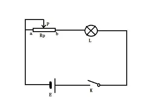 滑动变阻器的电路图画法