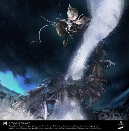哥斯拉大战金刚2#最帅深海泰坦巨兽"提亚马特"概念图.#春日荐片季