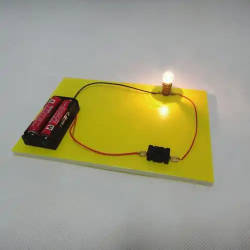 科普秀点亮小灯泡科学实验科技小制作儿童diy量大联系客服