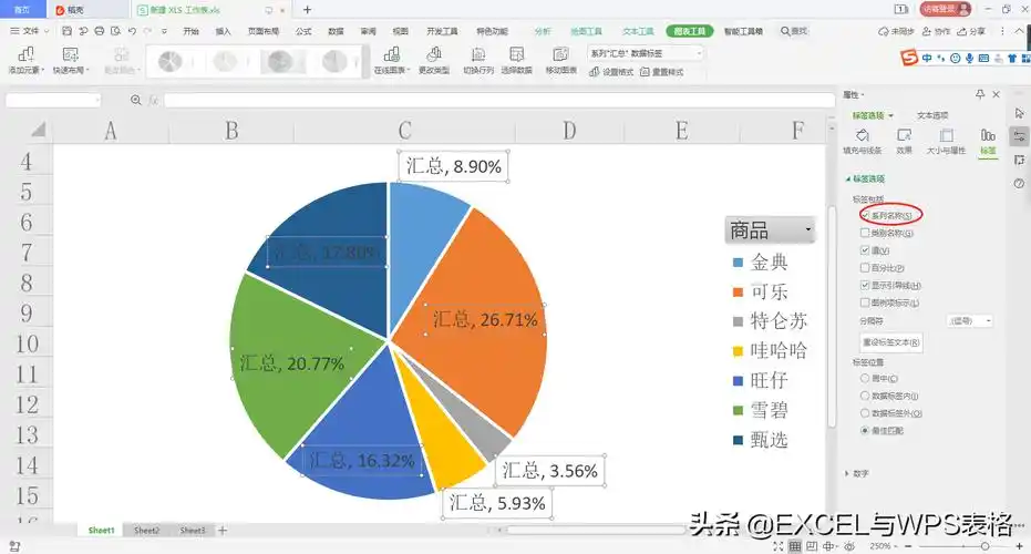 excel怎么做饼状图(excel饼图制作方法和步骤)(11)