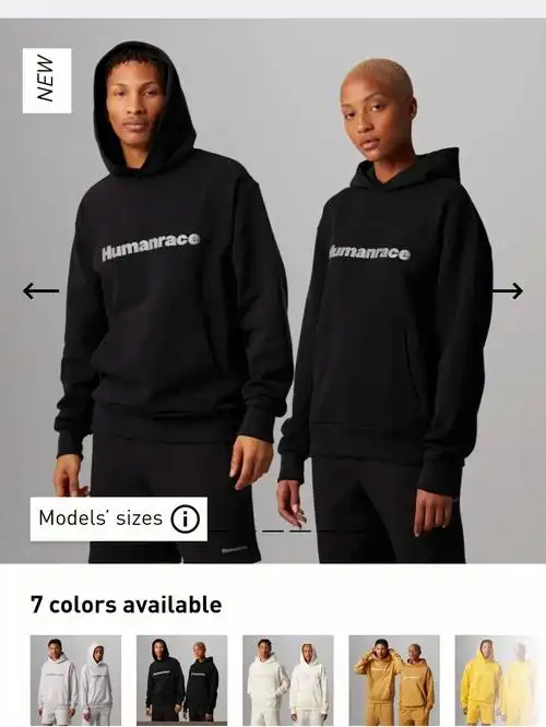 pharrellwilliams联名humanrace系列