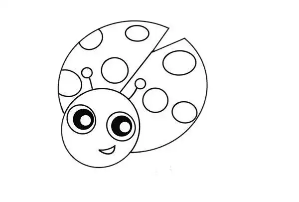 七星瓢虫怎么画呢七星瓢虫手绘的画法步骤