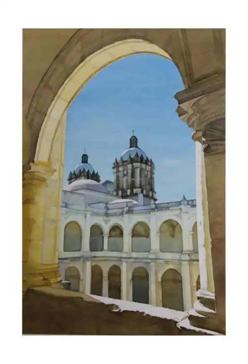 水彩渲染建筑绘画