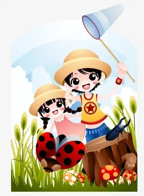 儿童插画矢量图__图片素材_其他_矢量图库_昵图网nipic.com