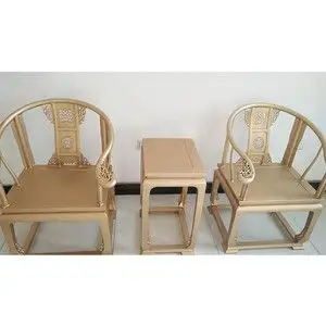 纯铜家具铜桌椅 铜椅子茶几组合 新中式圈椅交椅高帽椅 厂家定制铜