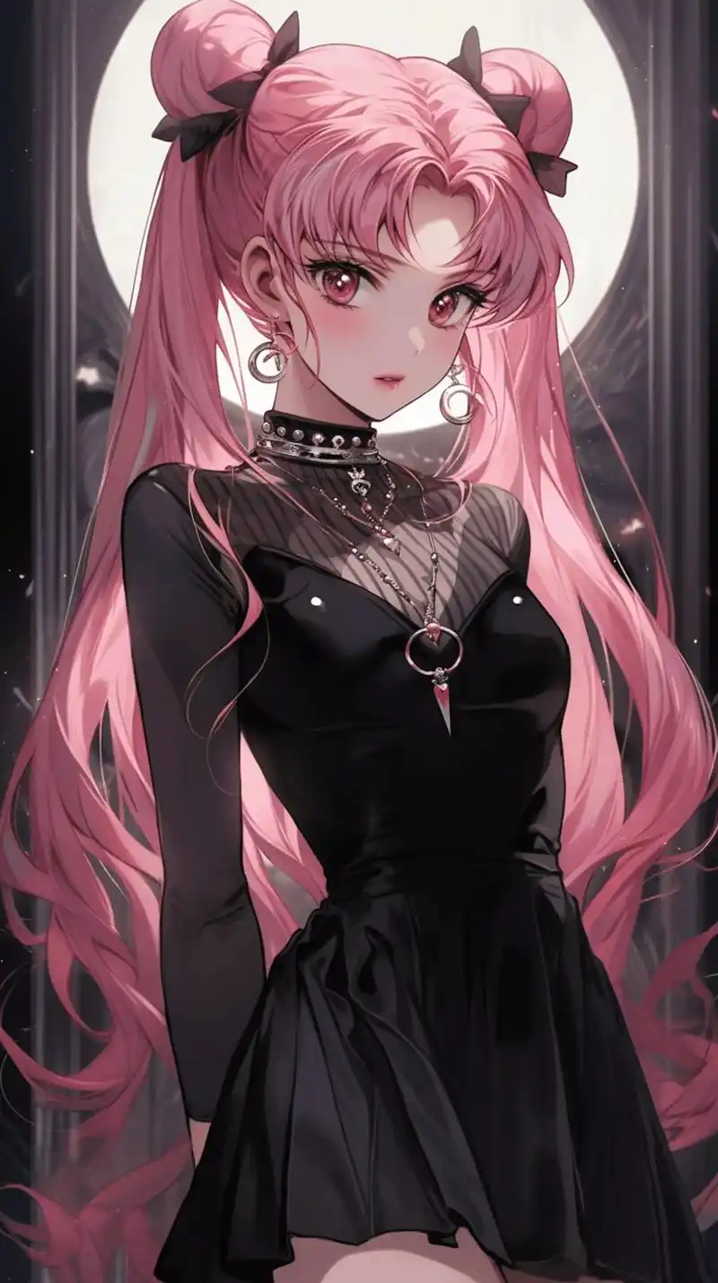 月亮女神壁纸图集#二次元 #拿图主页 #高清图片 #动漫少女 - 抖音