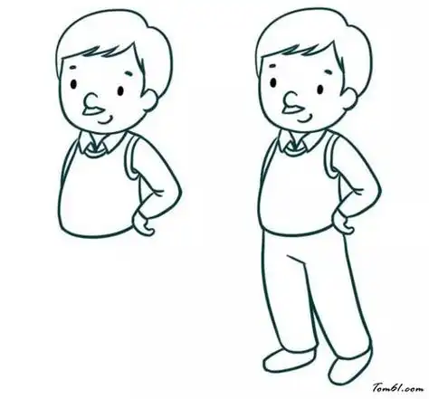 戴眼镜爸爸怎么画涂色简单好看爸爸头像简笔画涂色爸爸全身简笔画图片