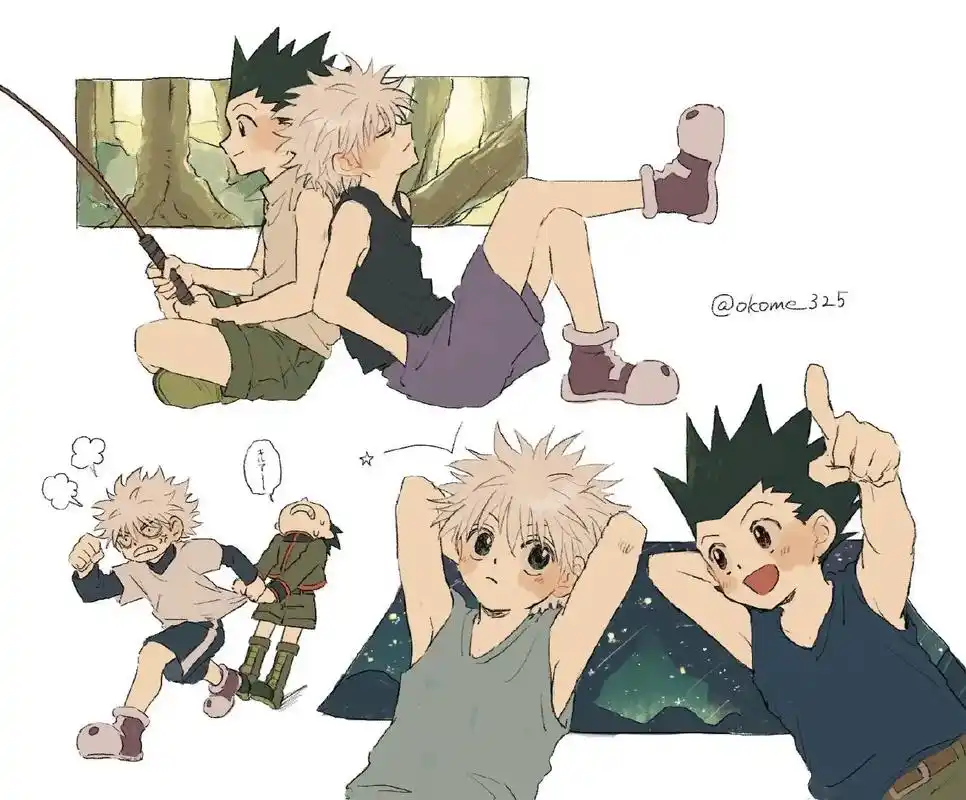 全职猎人 #奇犽 #小杰 #奇杰 多幸运 在最美的年纪遇见 - 抖音