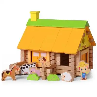 儿童拼搭玩具屋图片