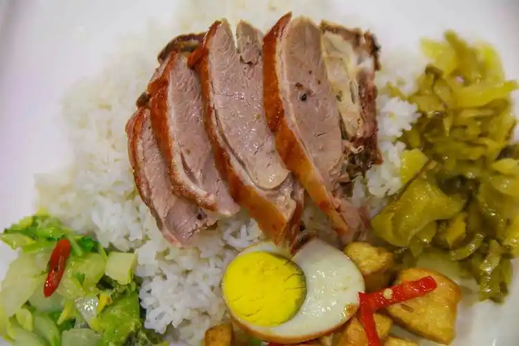 正宗隆江烤鸭肉饭套餐