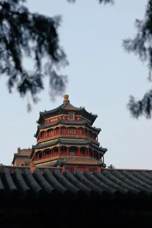 北京旅游颐和园风景清漪园