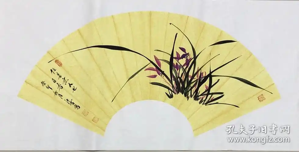 市美协会员精美国画兰花放漏起!62乘31