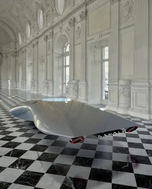 蓝旗lancia反重力汽车飞行器