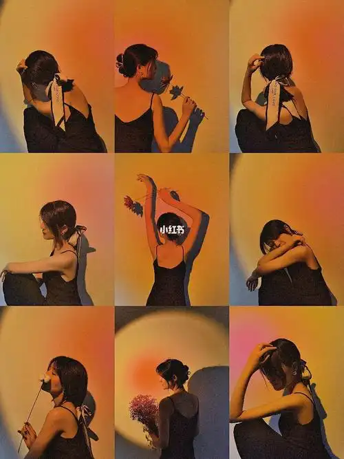 日落灯氛围感家庭拍照夕阳灯日落灯拍照姿势_日落灯_摄影_夕阳_拍照