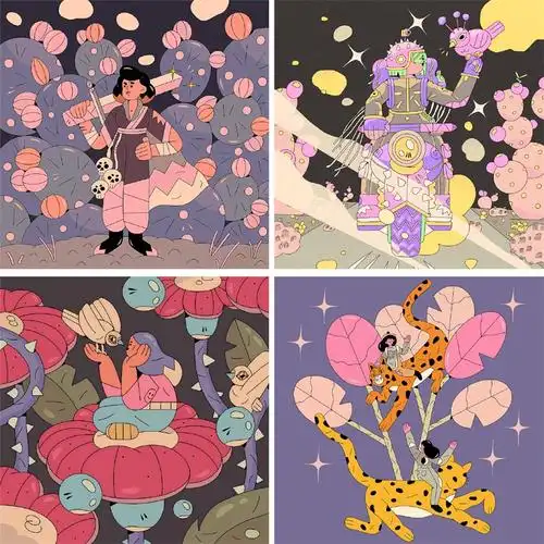 适合零基础学的插画风格