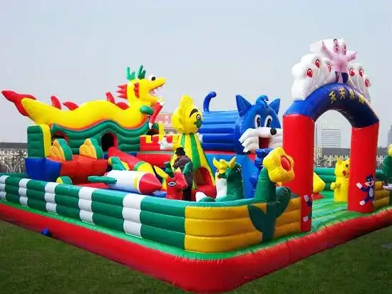爆款儿童游乐设备 室外充气玩具 大型充气城堡 蹦蹦床