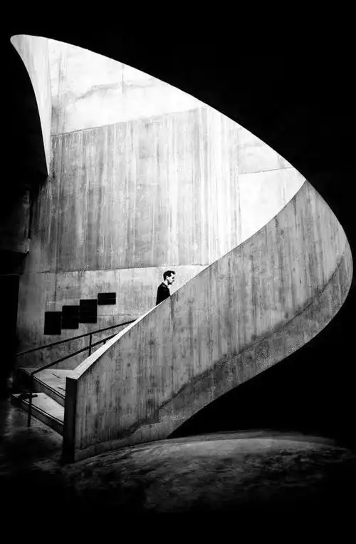 20张极简的黑白摄影作品光影之美提升审美