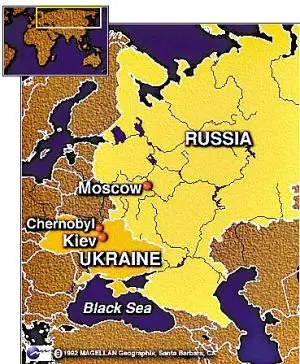 切尔诺贝利核电站地理位置