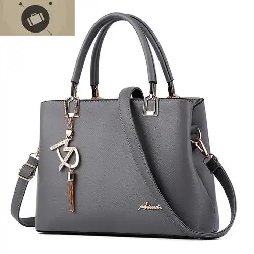 女包包大容量手提包时尚大气女士单肩包斜挎送母亲婆婆中年妈妈包艾狄