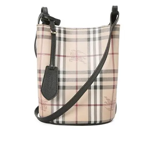 burberry lorne 水桶包 战马标识 经典条纹织物4057158